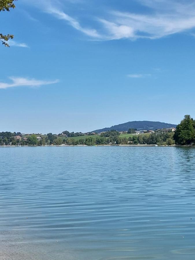 Mobilheim Chalet Bei Georg Seekirchen am Wallersee Luaran gambar
